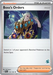 Boss's Orders Ghetsis 10/19<br/>NC Empire