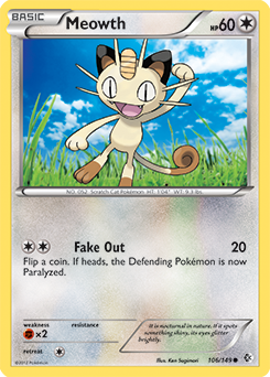 Meowth 106/149<br/>Ken Sugimori