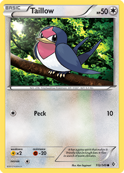 Taillow 112/149<br/>Ken Sugimori