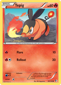 Tepig 24/149<br/>Shin Nagasawa