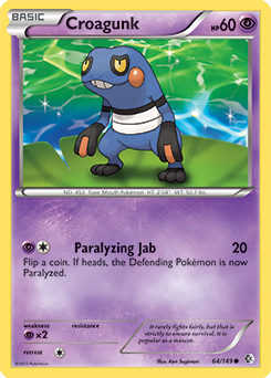 Croagunk 64/149<br/>Ken Sugimori