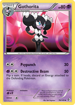 Gothorita 76/149<br/>Ken Sugimori