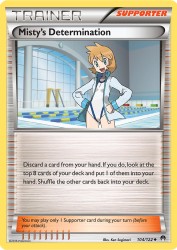 Misty's Determination 104/122<br/>Ken Sugimori