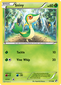 Snivy 1/114<br/>Kagemaru Himeno
