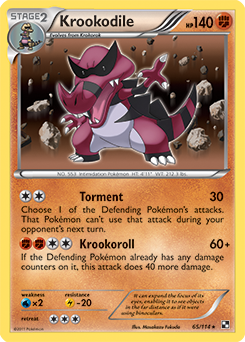 Krookodile 65/114<br/>Masakazu Fukuda