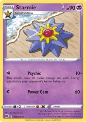 Starmie 55/172<br/>Akira Komayama