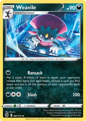 Weavile 87/172<br/>Hasuno