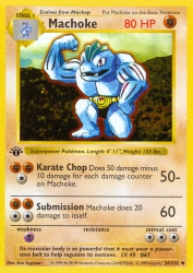 Machoke 34/102<br/>Ken Sugimori