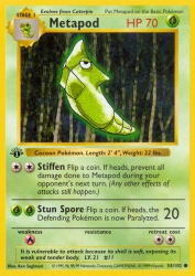 Metapod 54/102<br/>Ken Sugimori