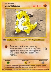 Sandshrew 62/102<br/>Ken Sugimori
