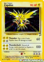 Zapdos 20/130<br/>Ken Sugimori
