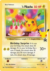_____'s Pikachu 24/25<br/>Kagemaru Himeno