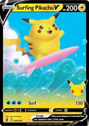 Surfing Pikachu-V 8/25<br/>Kagemaru Himeno