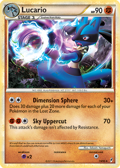 Lucario 14/95<br/>Takashi Yamaguchi