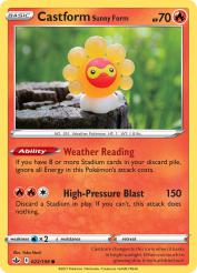 Castform Sunny Form 22/198<br/>Yuka Morii