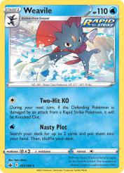 Weavile 31/198<br/>Taira Akitsu