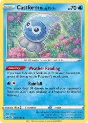 Castform Rainy Form 33/198<br/>sowsow