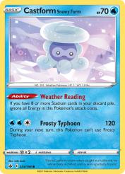 Castform Snowy Form 34/198<br/>miki kudo