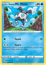 Galarian Mr. Mime 30/159<br/>Shigenori Negishi