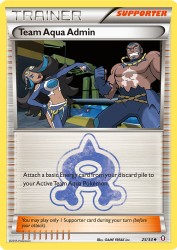Team Aqua Admin 25/34<br/>GAME FREAK inc.
