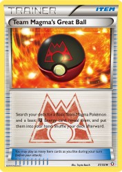 Team Magma's Great Ball 31/34<br/>Toyste Beach