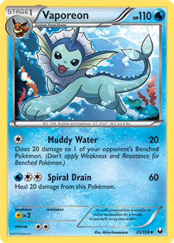 Vaporeon 25/108<br/>Akira Komayama