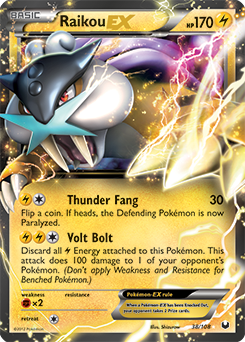 Raikou-EX 38/108<br/>Shizurow