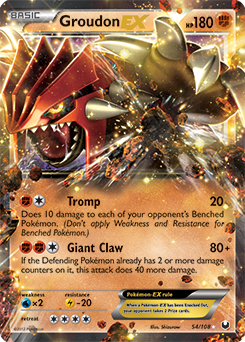 Groudon-EX 54/108<br/>Shizurow