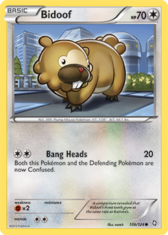 Bidoof 106/124<br/>match
