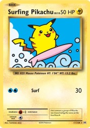 Surfing Pikachu 111/108<br/>Toshinao Aoki