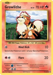 Growlithe 17/108<br/>Ken Sugimori