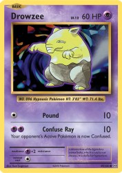 Drowzee 49/108<br/>Ken Sugimori