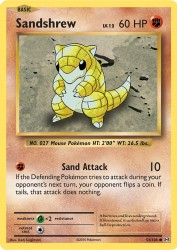 Sandshrew 54/108<br/>Ken Sugimori