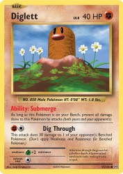 Diglett 55/108<br/>Keiji Kinebuchi