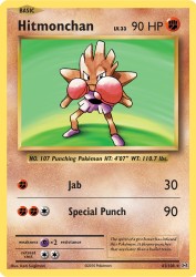 Hitmonchan 62/108<br/>Ken Sugimori