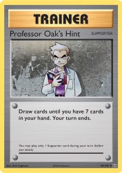 Professor Oak's Hint 84/108<br/>Ken Sugimori