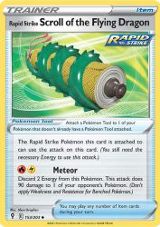 Rapid Strike Scroll of the Flying Dragon 153/203<br/>5ban Graphics