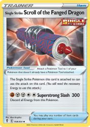 Single Strike Scroll of the Fanged Dragon 158/203<br/>5ban Graphics