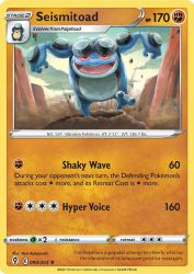 Seismitoad 90/203<br/>Pani Kobayashi