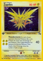Zapdos 15/62<br/>Mitsuhiro Arita