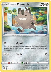 Galarian Meowth 180/264<br/>0313