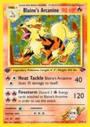 Blaine's Arcanine 1/132<br/>Ken Sugimori
