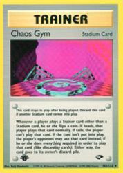 Chaos Gym 102/132<br/>Keiji Kinebuchi