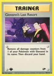Giovanni's Last Resort 105/132<br/>Ken Sugimori