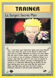 Lt. Surge's Secret Plan 107/132<br/>Ken Sugimori