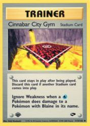 Cinnabar City Gym 113/132<br/>Keiji Kinebuchi