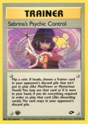 Sabrina's Psychic Control 121/132<br/>Ken Sugimori