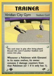 Viridian City Gym 123/132<br/>Keiji Kinebuchi
