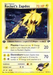 Rocket's Zapdos 15/132<br/>Shin-ichi Yoshida
