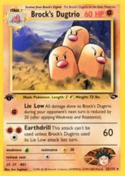 Brock's Dugtrio 22/132<br/>Ken Sugimori